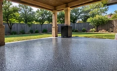 Illustrative epoxy patio