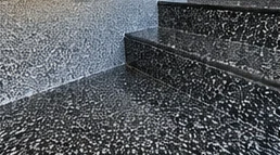 Illustrative epoxy-coated steps